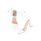 Elegant Transparent Block & Strappy Heel Sandal for Women